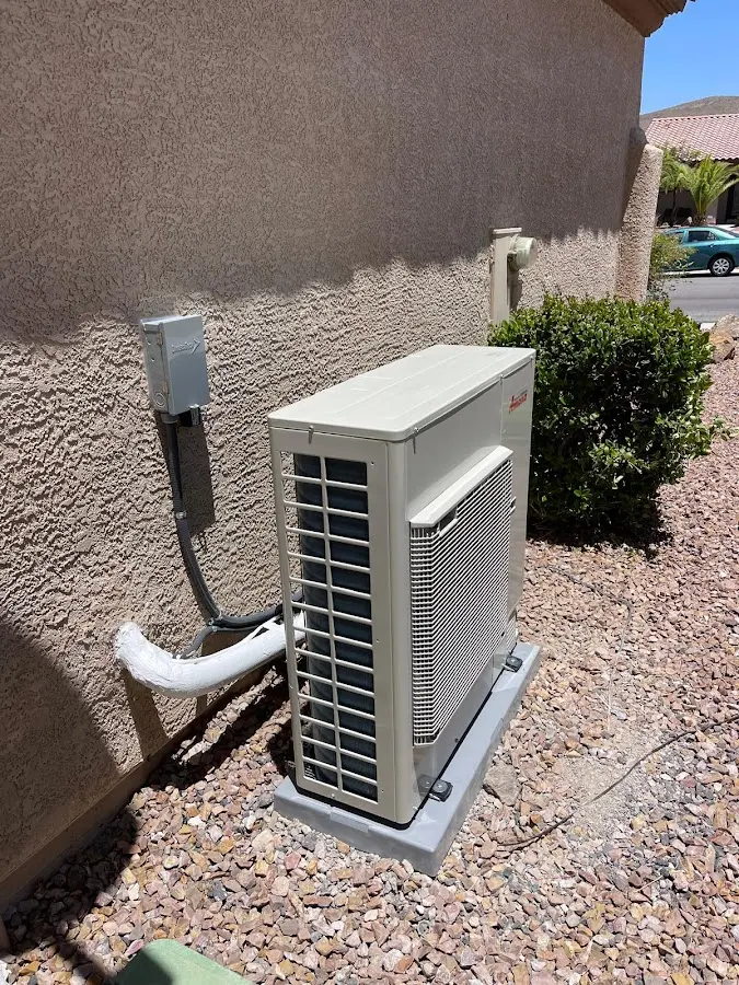 Residential air conditioning condenser unit in Pearl City